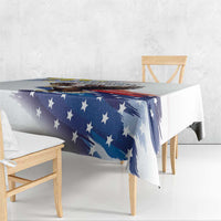 Filipino American History Month Tablecloth Bald Eagle Tarsier Together LT05 - Polynesian Pride
