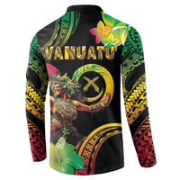 Halo Vanuatu Button Sweatshirt Beautiful Woman Dancing LT05 - Polynesian Pride