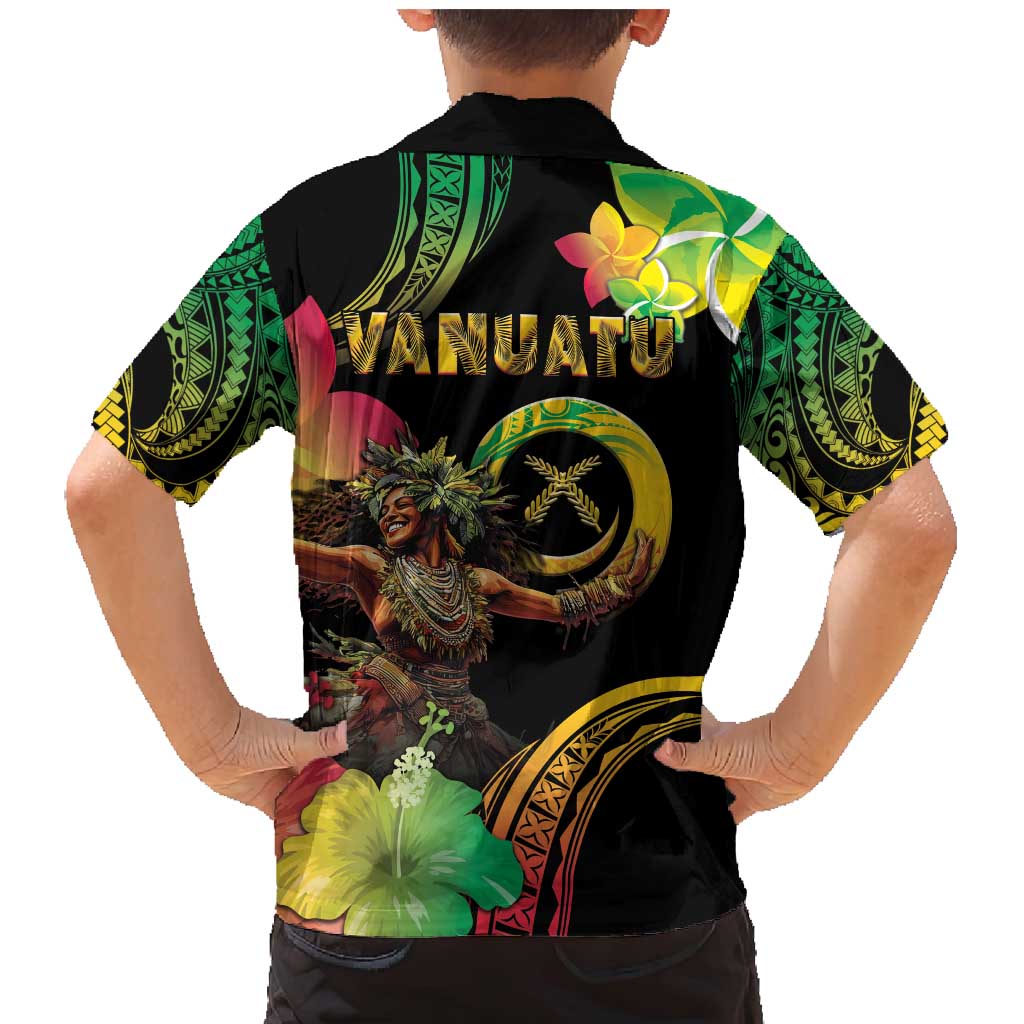 Halo Vanuatu Family Matching Mermaid Dress and Hawaiian Shirt Beautiful Woman Dancing LT05 - Polynesian Pride