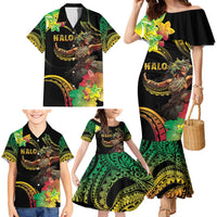 Halo Vanuatu Family Matching Mermaid Dress and Hawaiian Shirt Beautiful Woman Dancing LT05 - Polynesian Pride