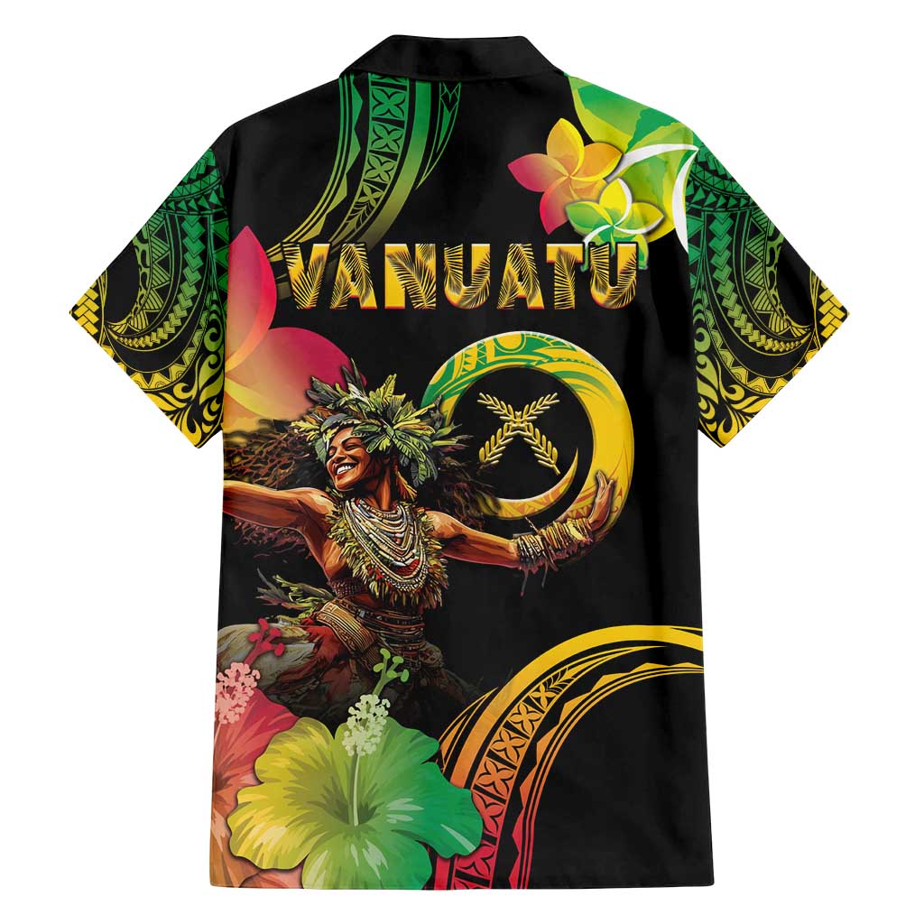 Halo Vanuatu Family Matching Off Shoulder Maxi Dress and Hawaiian Shirt Beautiful Woman Dancing LT05 - Polynesian Pride