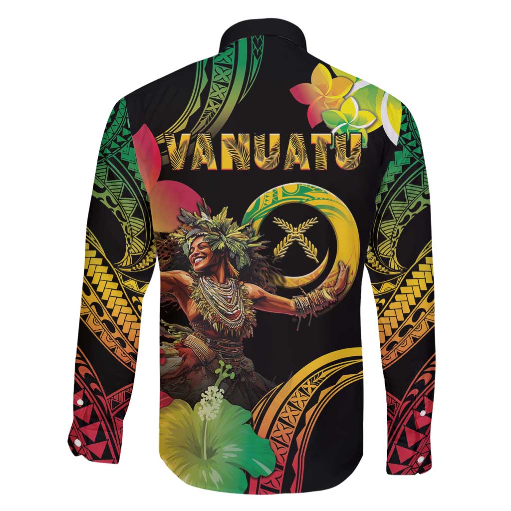 Halo Vanuatu Family Matching Short Sleeve Bodycon Dress and Hawaiian Shirt Beautiful Woman Dancing LT05 - Polynesian Pride