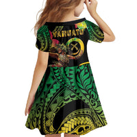 Halo Vanuatu Family Matching Summer Maxi Dress and Hawaiian Shirt Beautiful Woman Dancing LT05 - Polynesian Pride