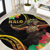 Halo Vanuatu Round Carpet Beautiful Woman Dancing