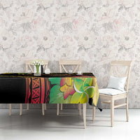 Halo Vanuatu Tablecloth Beautiful Woman Dancing LT05 - Polynesian Pride