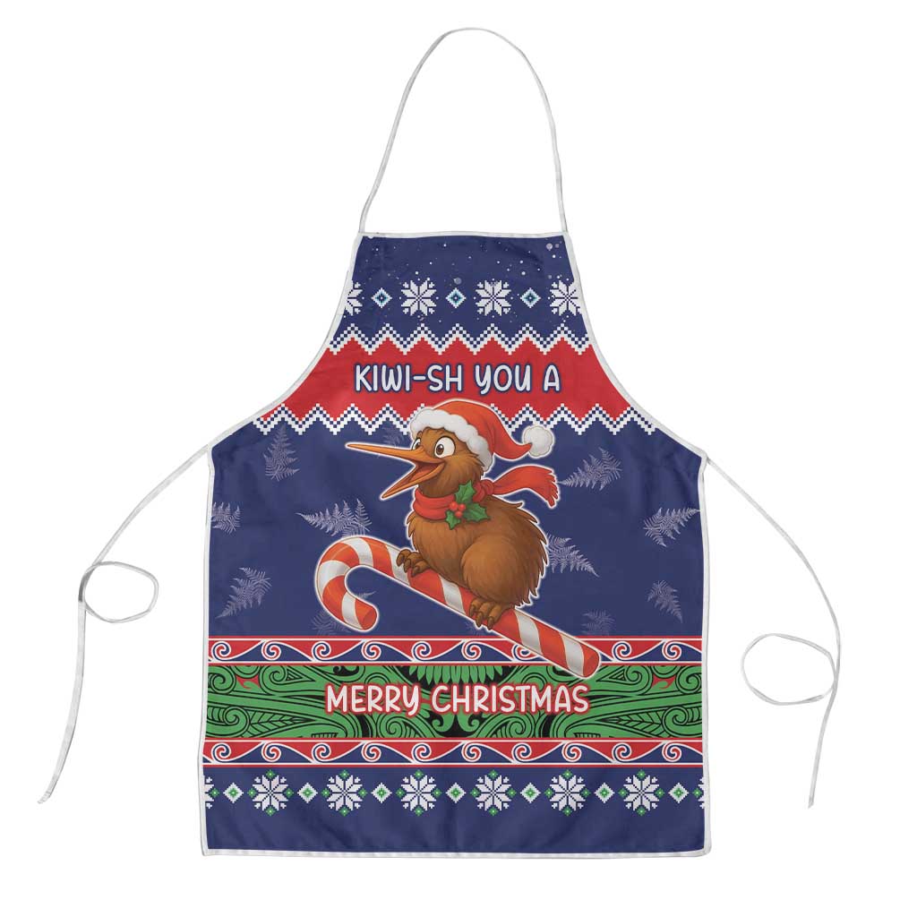 New Zealand Christmas Apron Kiwi-sh You A Merry Christmas - Polynesian Pride