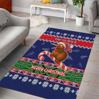 New Zealand Christmas Area Rug Kiwi-sh You A Merry Christmas LT05 - Polynesian Pride
