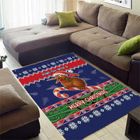 New Zealand Christmas Area Rug Kiwi-sh You A Merry Christmas LT05 - Polynesian Pride