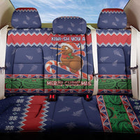 New Zealand Christmas Back Car Seat Cover Kiwi-sh You A Merry Christmas LT05 One Size Blue - Polynesian Pride
