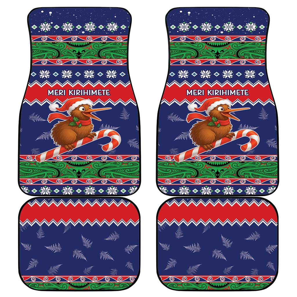New Zealand Christmas Car Mats Kiwi-sh You A Merry Christmas LT05 - Polynesian Pride
