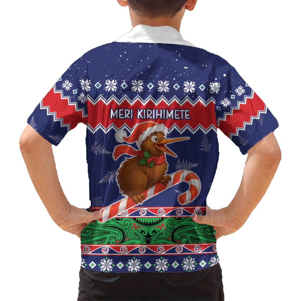 New Zealand Christmas Family Matching Off Shoulder Maxi Dress and Hawaiian Shirt Kiwi-sh You A Merry Christmas LT05 - Polynesian Pride