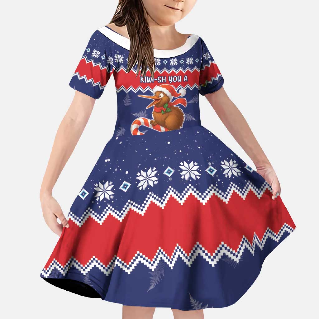 New Zealand Christmas Family Matching Summer Maxi Dress and Hawaiian Shirt Kiwi-sh You A Merry Christmas - Polynesian Pride