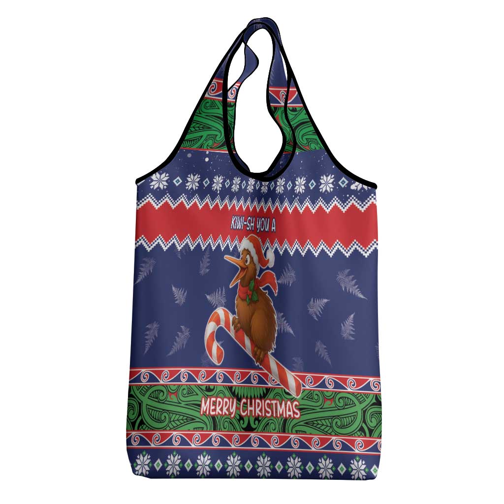 New Zealand Christmas Grocery Bag Kiwi-sh You A Merry Christmas - Polynesian Pride