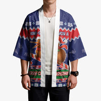 New Zealand Christmas Kimono Kiwi-sh You A Merry Christmas LT05 - Polynesian Pride