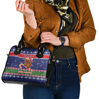 New Zealand Christmas Shoulder Handbag Kiwi-sh You A Merry Christmas LT05 - Polynesian Pride