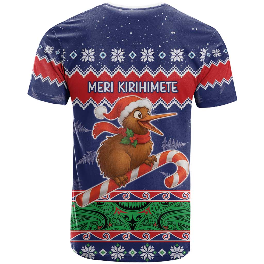 New Zealand Christmas T Shirt Kiwi-sh You A Merry Christmas - Polynesian Pride