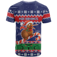 New Zealand Christmas T Shirt Kiwi-sh You A Merry Christmas - Polynesian Pride