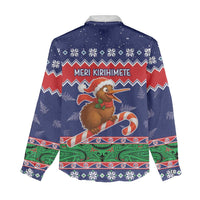 New Zealand Christmas Women Casual Shirt Kiwi-sh You A Merry Christmas LT05 - Polynesian Pride