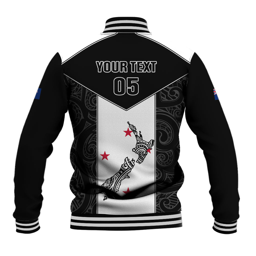Custom New Zealand Player Rugby Baseball Jacket World Cup 2023 Maori Pattern LT05 - Polynesian Pride