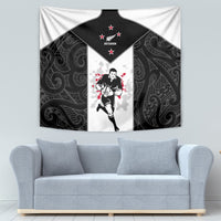 New Zealand Player Rugby Tapestry World Cup 2023 Maori Pattern LT05 - Polynesian Pride