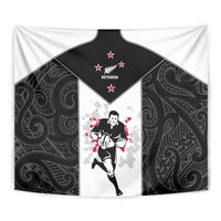 New Zealand Player Rugby Tapestry World Cup 2023 Maori Pattern LT05 - Polynesian Pride