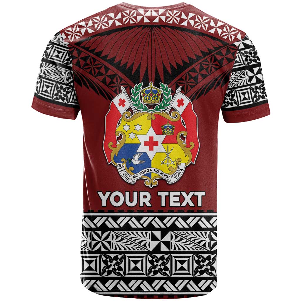 Personalised Tonga Constitution Day T Shirt Tongan Kupesi Ngatu Pattern