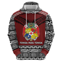 Personalised Tonga Constitution Day Zip Hoodie Tongan Kupesi Ngatu Pattern LT05 - Polynesian Pride