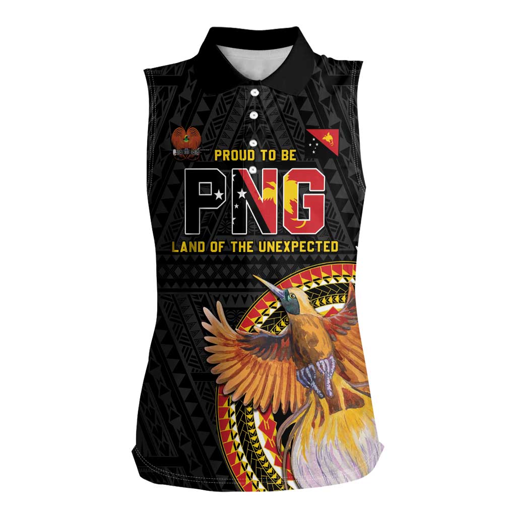 Papua New Guinea Tok Pisin Wik Women Sleeveless Polo Shirt Land Of The Unexpected