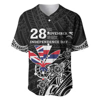 Hawaii November 28th Is My Independence Day Baseball Jersey LT05 Black - Polynesian Pride