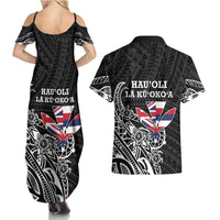 Hawaii November 28th Is My Independence Day Couples Matching Summer Maxi Dress and Hawaiian Shirt