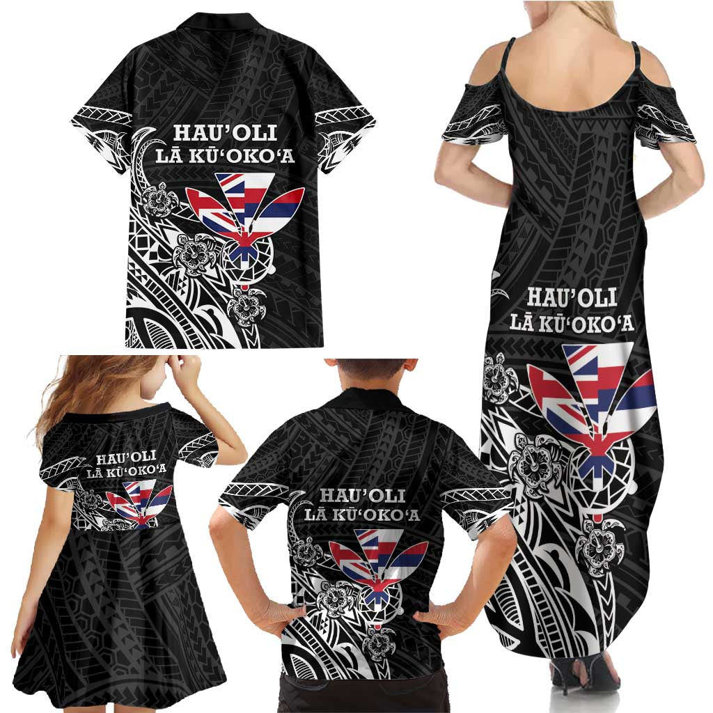 Hawaii November 28th Is My Independence Day Family Matching Summer Maxi Dress and Hawaiian Shirt LT05 - Polynesian Pride