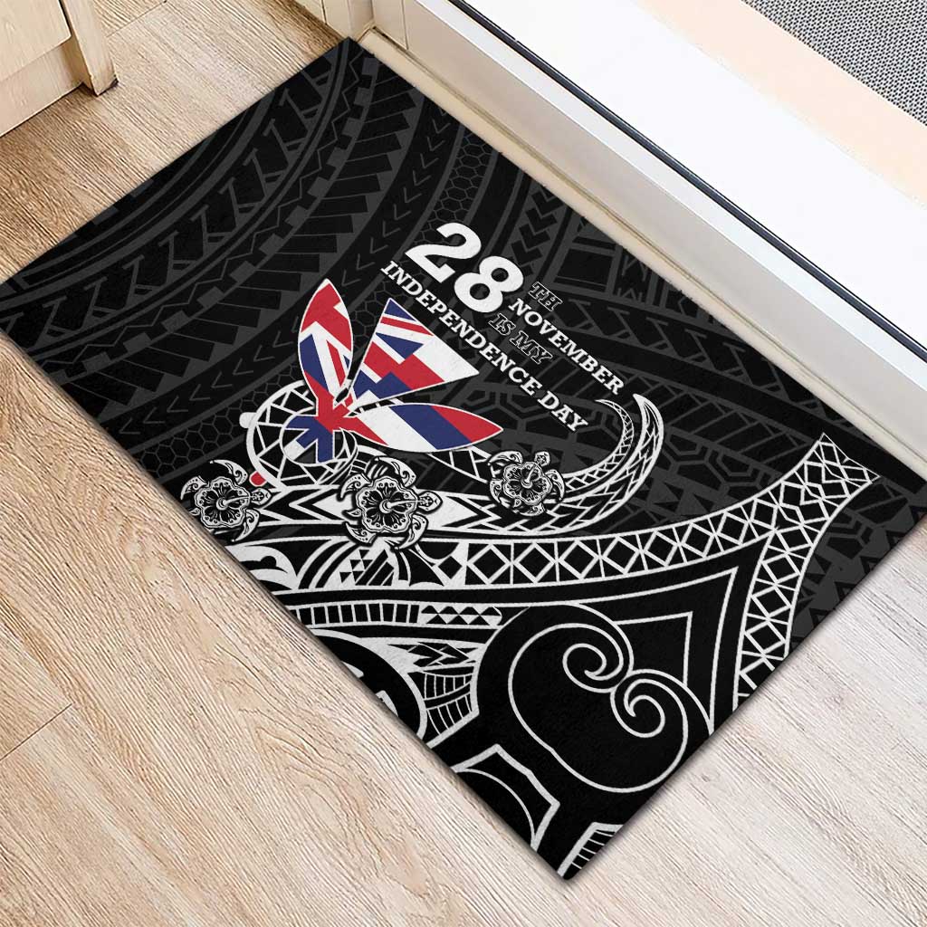 Hawaii November 28th Is My Independence Day Rubber Doormat