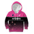 Custom New Zealand Women Cricket Kid Hoodie Pink Simple Style