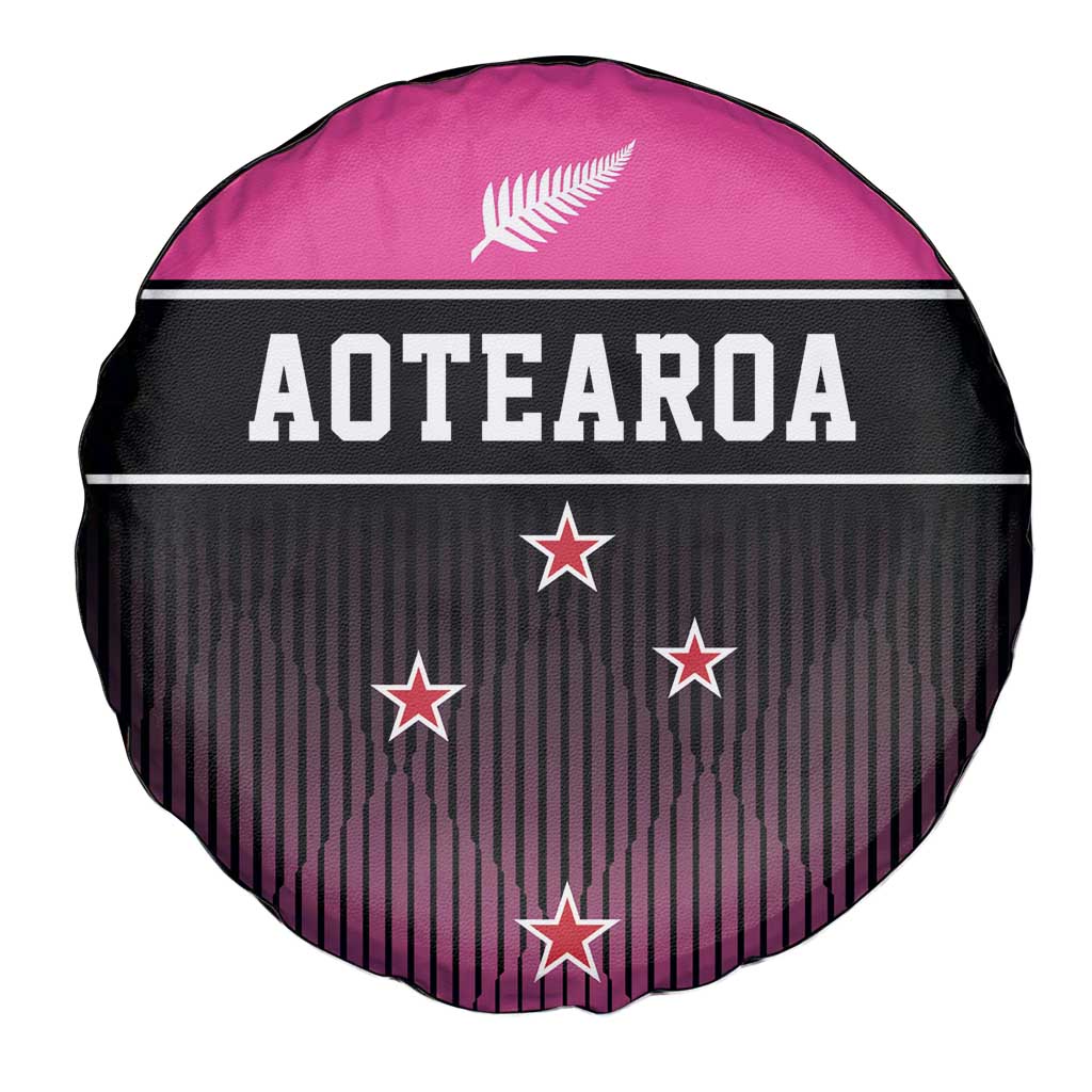 New Zealand Women Cricket Spare Tire Cover Pink Simple Style