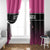 New Zealand Women Cricket Window Curtain Pink Simple Style