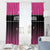 New Zealand Women Cricket Window Curtain Pink Simple Style