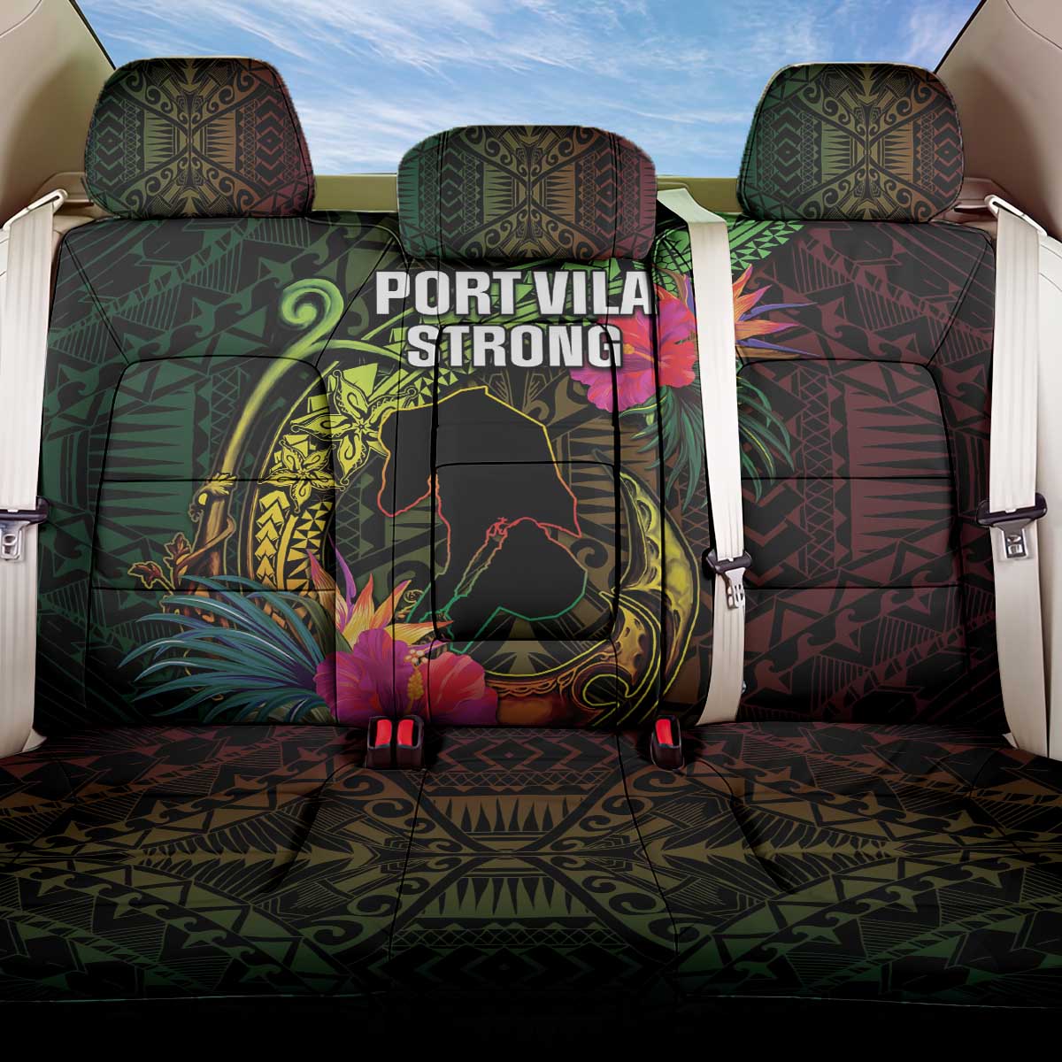 Vanuatu Back Car Seat Cover Be Strong Pray For Port Vila