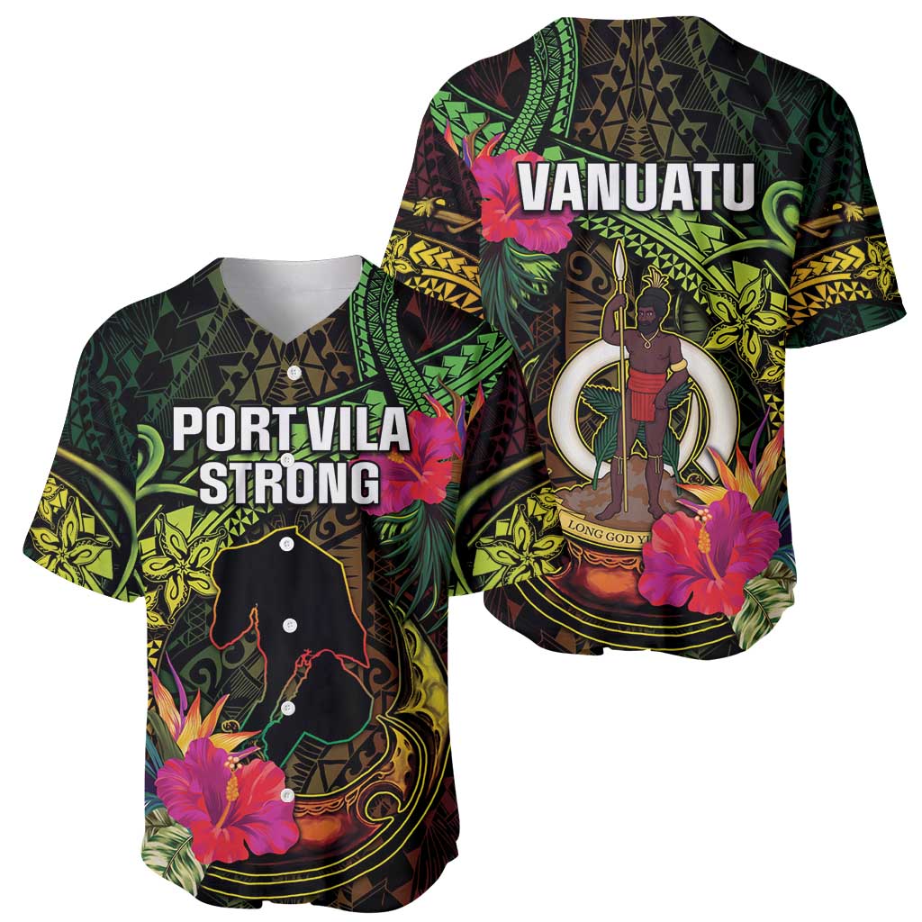 Vanuatu Baseball Jersey Be Strong Pray For Port Vila LT05 - Polynesian Pride