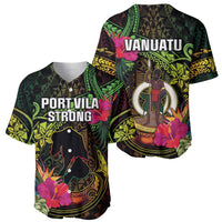 Vanuatu Baseball Jersey Be Strong Pray For Port Vila LT05 - Polynesian Pride