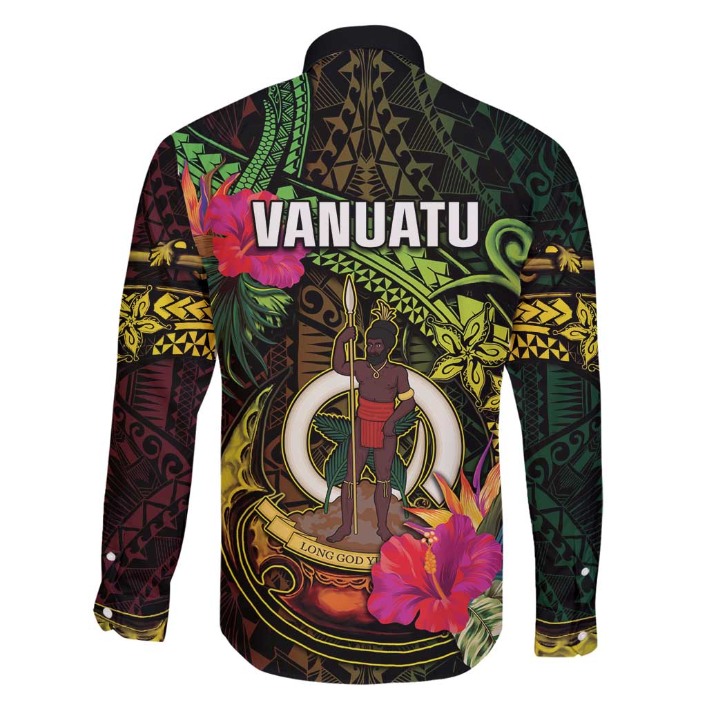Vanuatu Family Matching Tank Maxi Dress and Hawaiian Shirt Be Strong Pray For Port Vila LT05 - Polynesian Pride