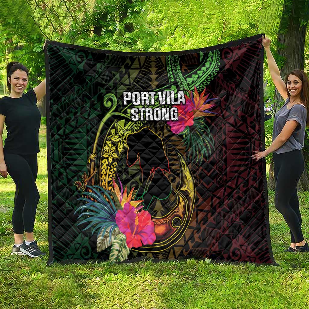 Vanuatu Quilt Be Strong Pray For Port Vila LT05 - Polynesian Pride