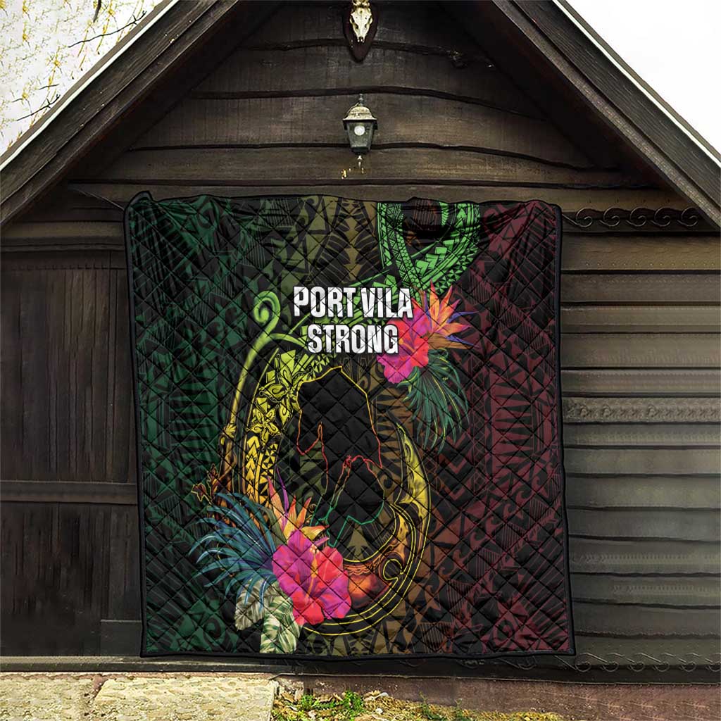 Vanuatu Quilt Be Strong Pray For Port Vila LT05 - Polynesian Pride