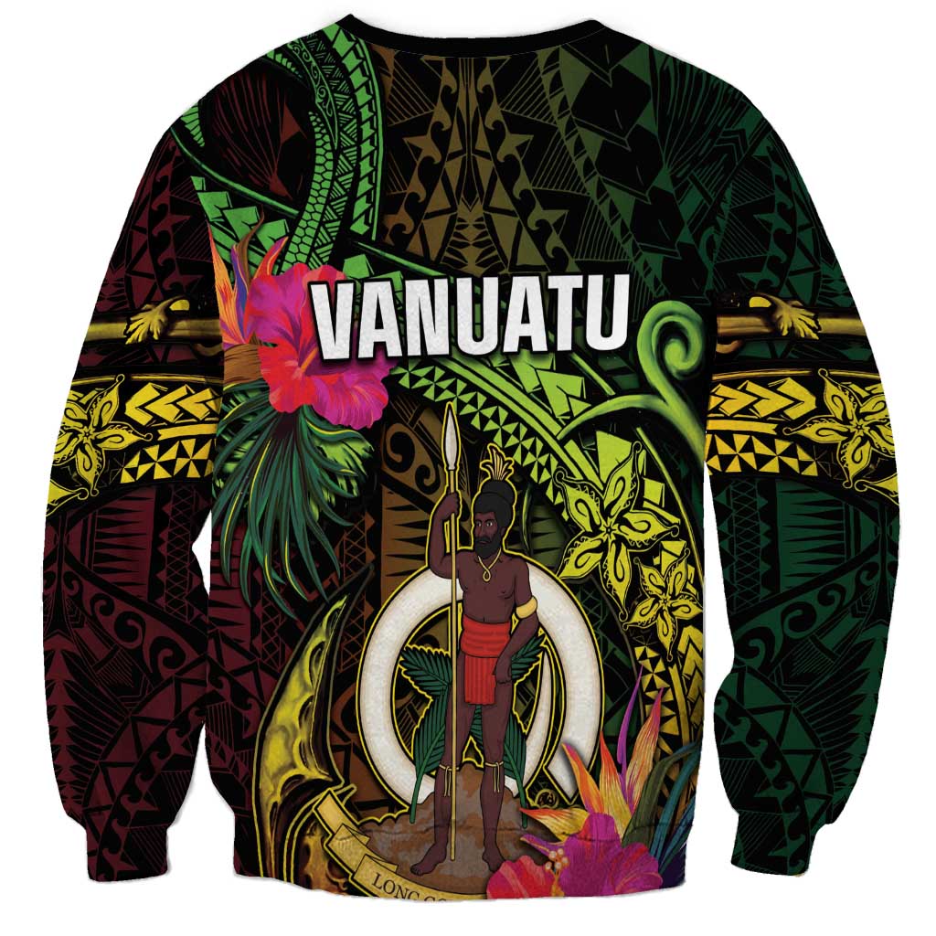 Vanuatu Sweatshirt Be Strong Pray For Port Vila LT05 - Polynesian Pride