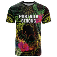 Vanuatu T Shirt Be Strong Pray For Port Vila LT05 Black - Polynesian Pride