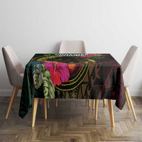 Vanuatu Tablecloth Be Strong Pray For Port Vila LT05 - Polynesian Pride