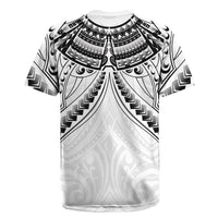 New Zealand Morepork Rugby Jersey Maori Pattern White LT05 - Polynesian Pride