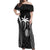 Custom Fiji Rugby Off Shoulder Maxi Dress Fijian Warrior Black