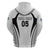 Custom Fiji Rugby Hoodie Fijian Warrior White