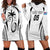 Custom Fiji Rugby Hoodie Dress Fijian Warrior White