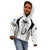 Custom Fiji Rugby Kid Hoodie Fijian Warrior White